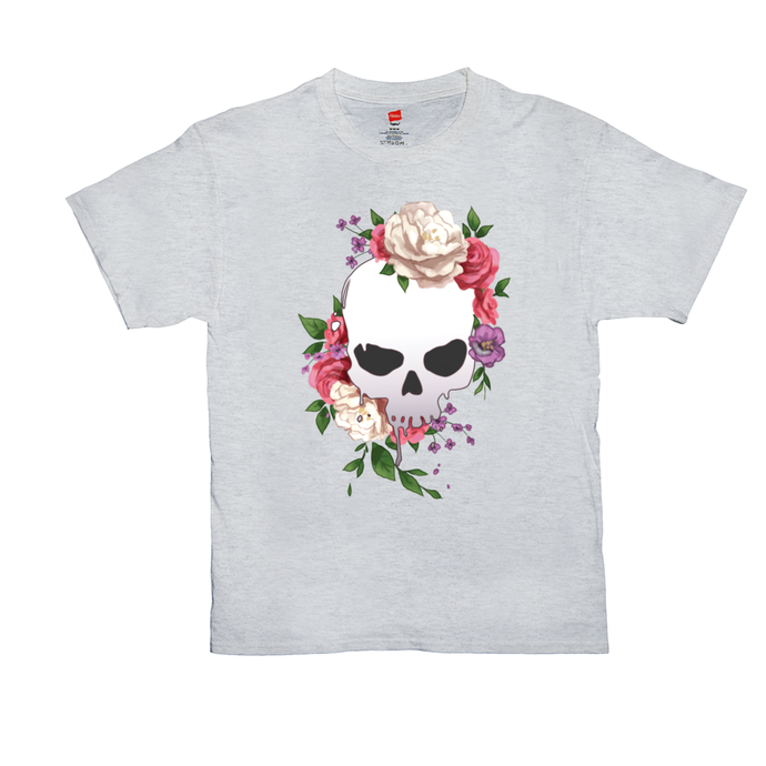 Floral Skull Tee