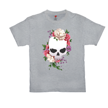Load image into Gallery viewer, Floral Skull Tee