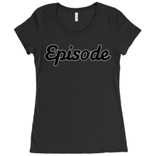 Load image into Gallery viewer, Episode Black &amp; White Logo Scoop Neck Tee