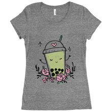 Load image into Gallery viewer, &lt;3 Boba Scoop Neck Tee